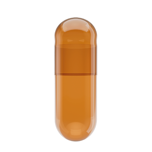 Brown carrot Vegetarian Capsules <br> Size 0 - Box of 100,000