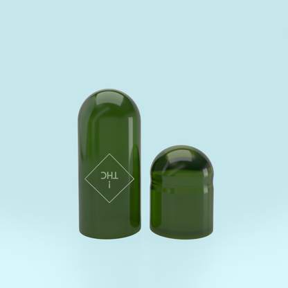 Custom Empty Vegetarian Capsule THC Printed Logo Size 00 - (Box of 75,000)
