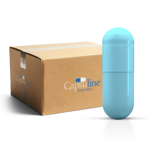 Colored Empty Vegetarian Capsules Size 0 (Box of 100,000)