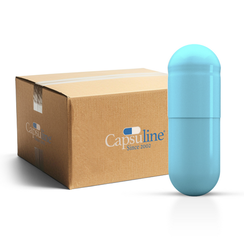 Colored Empty Vegetarian Capsules Size 00 (Box of 75,000)