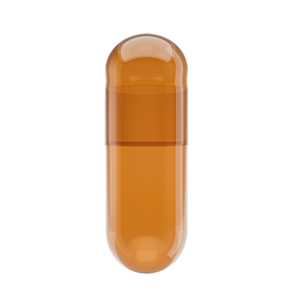 Brown carrot Vegetarian Capsules <br> Size 0 - Box of 100,000
