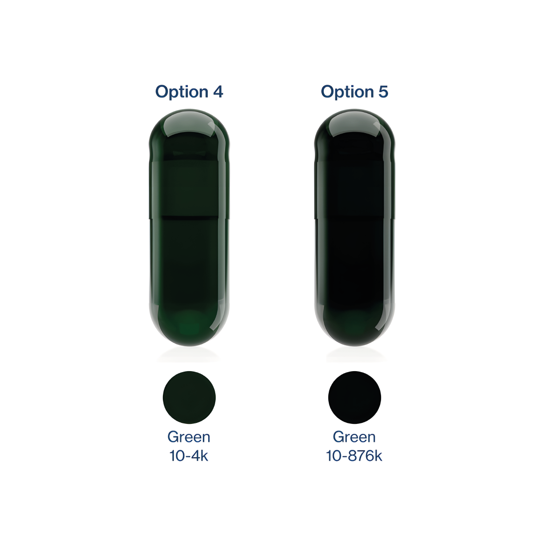 Chlorophyllin Vegetarian Capsules <br> Size 0 - Box of 100,000