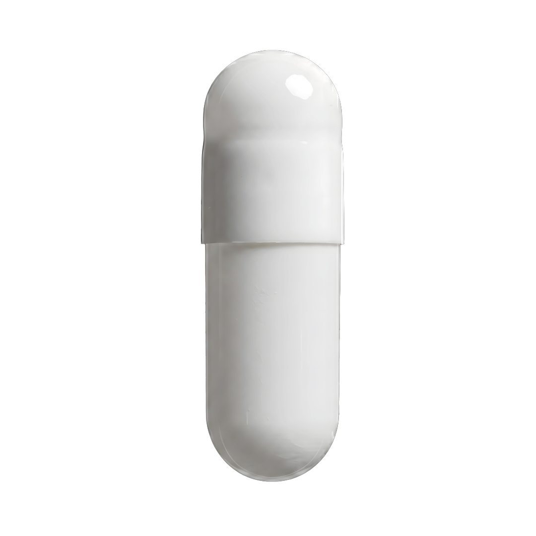 White Acid Resistant Vegetarian Capsules <br> Size 1 - Box of 125,000
