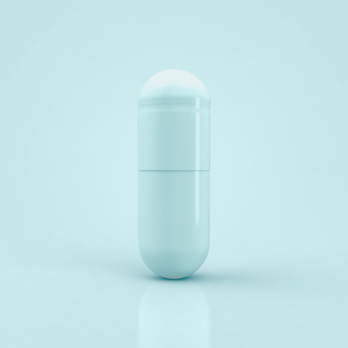 Colored Size 0 Empty Vegetarian Capsules by Capsuline - Blue/Blue (Box of 100,000) - Light Blue