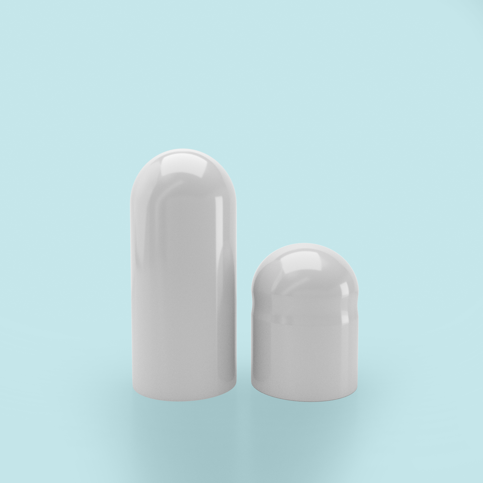 Colored Empty Vegetarian Capsules Size 1 (Box of 125,000)