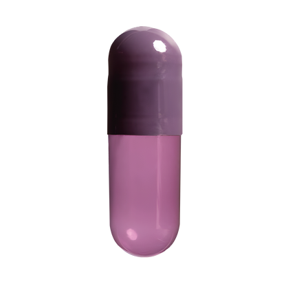 Purple Vegetarian Capsules <br> Size 0 - Box of 100,000
