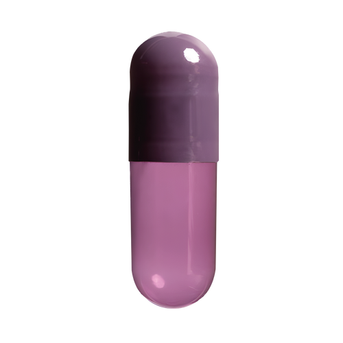Purple Vegetarian Capsules <br> Size 0 - Box of 100,000