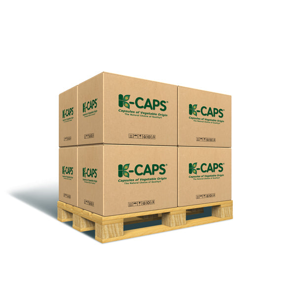 K-CAPS® Separated Clear HPMC Vegetarian Capsules <br>Size 0 - Box of 100,000