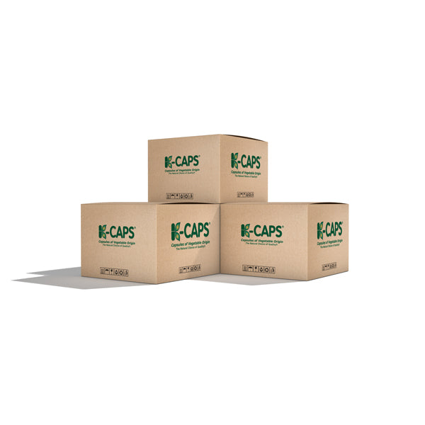 K-CAPS® Separated Clear HPMC Vegetarian Capsules <br>Size 0 - Box of 100,000